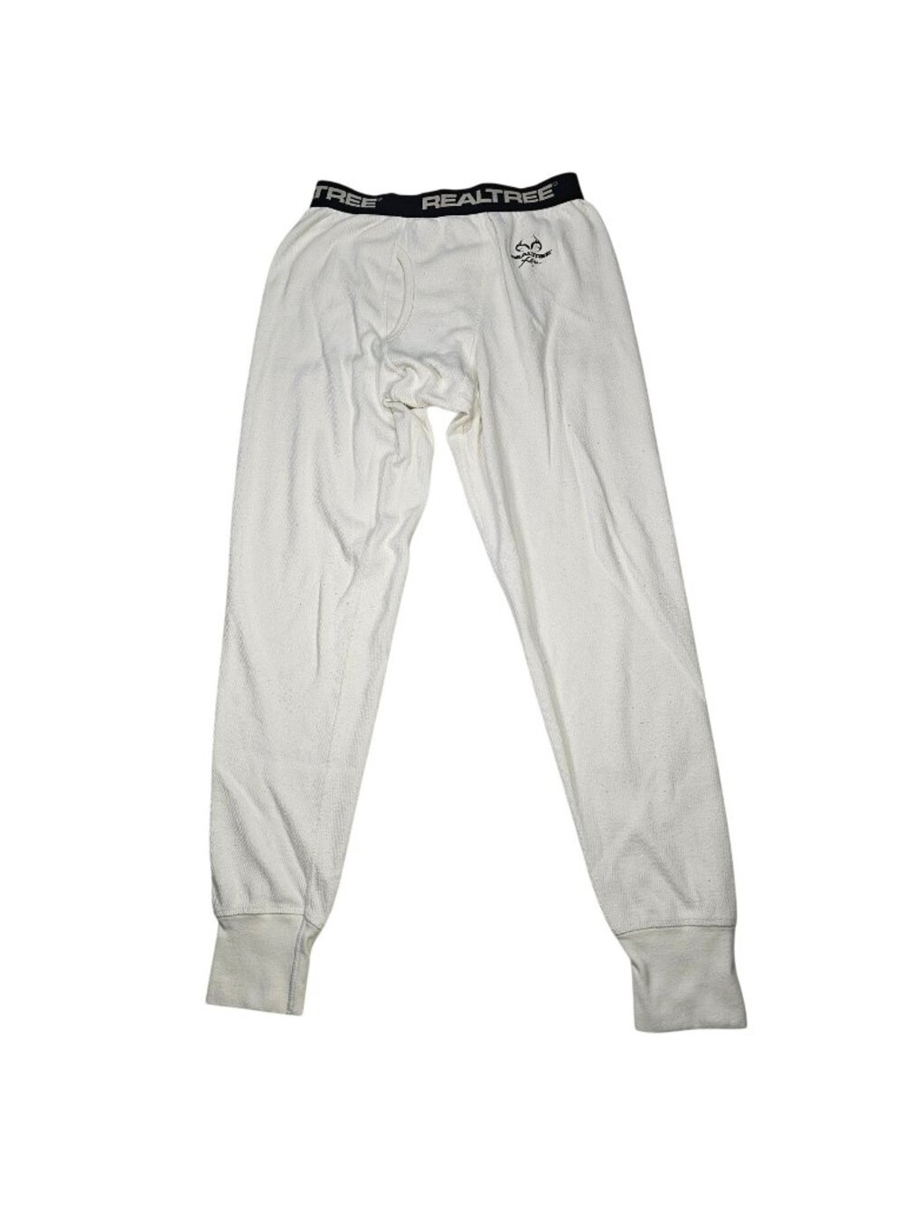 Realtree Thermal Base Layer Pants Long Johns Men's Size M (32/34) 26x29" White